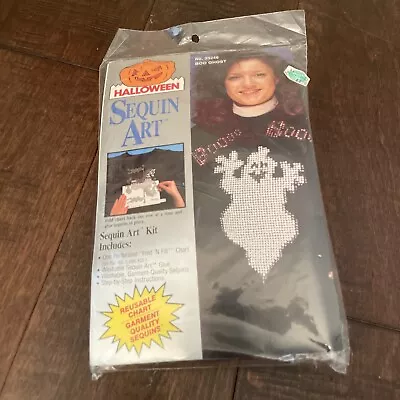 NIP Sequin Art Halloween Boo Ghost Kit • $7.99