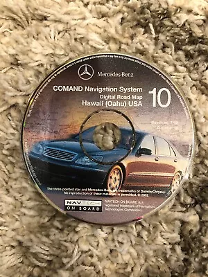 02 2003 Mercedes Benz S430 S500 S600 S55 Navigation Disc Map Cd 10 Hawaii Usa • $19.95