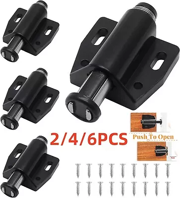 6X Magnetic Push To Open Touch Pressure Catch Latch Door Drawer Cupboard Cabinet • £3.99