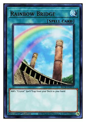 YuGiOh Crystal Revenge Rainbow Bridge BLCR-EN055 NM/MT Ultra Rare • $0.99