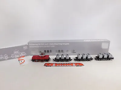 DT253-4# Märklin H0 AC 2874 Freight Train Br E63 With 3 Container DB Mint +Box • £137.09