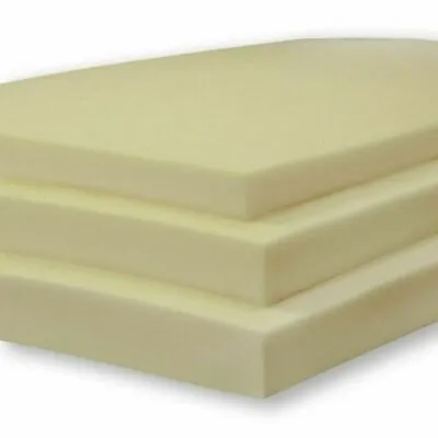 £7.96 • Buy White Upholstery Foam Sheet High Density CUT TO ANY SIZE AND ANY THICKNESS