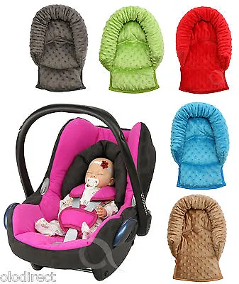 £7.99 • Buy Infant Baby Toddler Car Seat , Stroller Travel Head Hugger Pillow Dimple Plush