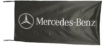 Mercedes Benz-flag Black Banner Landscape 5 X 3 Ft 150 X 90 Cm • $27.99