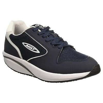 MBT Mens Trainers MBT-1997 Classic Lace-Up Low-Top Sneakers Leather Textile • $171.02