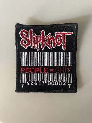 Vintage SLIPKNOT People=Sh*t 1999 Blue Grape Merch Patch ORIGINAL Nu Heavy Metal • $50