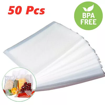 50Pcs Vacuum Sealer Bags 7 X10  Embossed Food Saver Storage Package 4Mil • $8.99