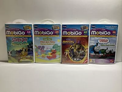 Lot Of 4 VTech MobiGo Games 3-5 4-7 5-8 - Thomas - Elmo & Abby - Scooby-Doo! • $34.99