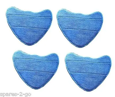 Mop Pads For Vax S7 S7-A S7-A+ Steam Cleaner Total Home Pro Duet Master X 4 Pack • £11.44