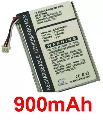 £14.55 • Buy 900mAh Battery Apple IPod U2 20GB Color Display MA127