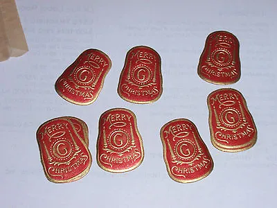 9 Vintage Christmas Seals • $10.50