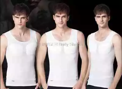 Fake Muscle Body Suit Men Artificial ABS With Chest Male Undershirt Soft Costume • $38.88