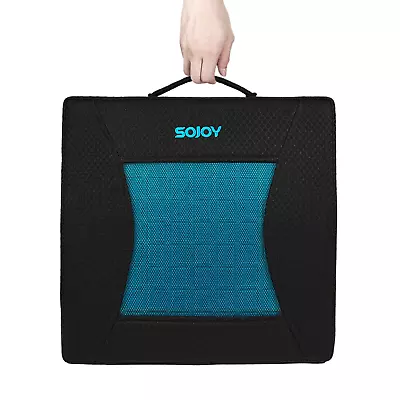 Sojoy Gel Seat Cushion Gel&Memory Foam Coccyx Car Cushion Home Office Chair Pad • $27.99