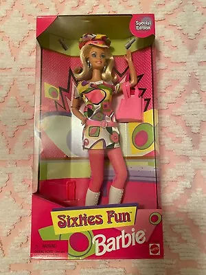 $22.95 • Buy Sixties Fun Barbie 60's Fun Special Edition Go Go Boots 1997 Nrfb #17252