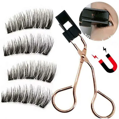 $3.73 • Buy Magnetic False Eyelashes Natural Eye Lashes Extension Tweezer Makeup Tools