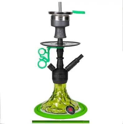 Made In Germany Hookah Heavy Metal Stainless Steel Aluminum Glass German Shis... • $89.87