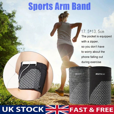 £5.99 • Buy Elastic Running Jogging Sport Armband Holder Wrist Pouch For IPhone Mobile Phone