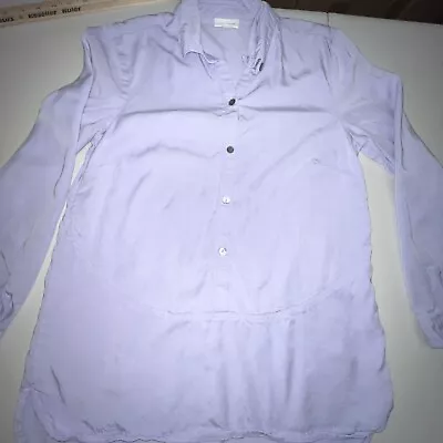 J. Jill Blouse Women Lavender Long Sleeve Button Up Tunic Breathable Shirt Small • $13.95