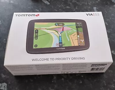 TomTom Via 53 - 5 Inch Car Sat Nav • £30