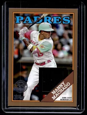 2023 Topps 1988 Baseball Relics Gold Manny Machado 11/50 San Diego Padres • $24.95