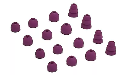 16 Purple Ear Gels For Powerbeats-PRO Spare Replacement  Earbuds. S/ML/3Layer  • $10.99