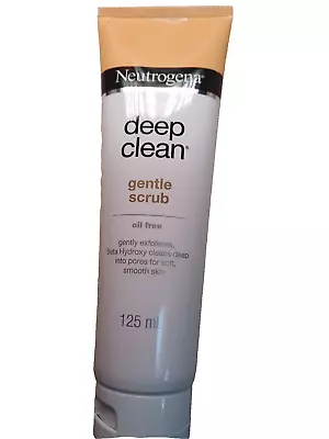 3 X NEUTROGENA DEEP CLEAN GENTLE SCRUB OIL FREE 125ML • $42.95