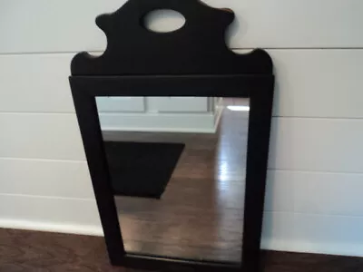 Magnolia Homes Black Framed Wall Hanging Mirror W/plaque • $75