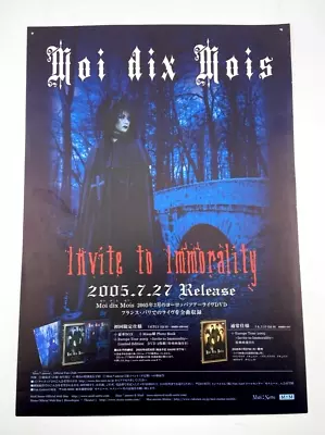 Moi Dix Mois Invite To Immorality A4 Size Flyer Mana-Sama Visual Kei Jrock • $15