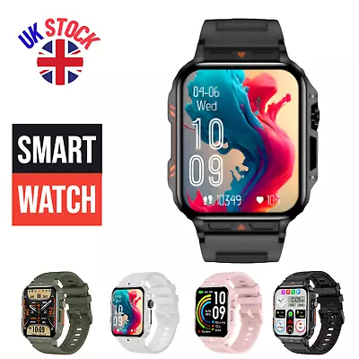 Smart Watch Men Women Fitness Tracker Sports Mode Waterproof Heart Rate Monitor • £17.99