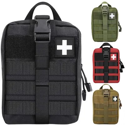 Tactical First Aid Kit Medical Molle Rip Away EMT IFAK Survival Pouch Bag • $11.98