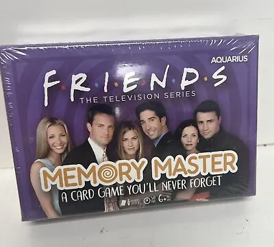 Friends Memory Master Card Game By Aquarius NEW SEALED • $9.99