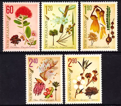 New Zealand 2012 Native Trees Complete Mint MNH Set SC 2393-2397 • $8.65