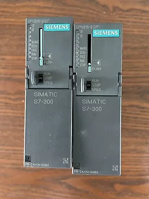 MFG In 2017 Siemens 6ES7315-2AH14-0AB0 Simatic S7-300 CPU 6ES7 315-2AH14-0AB0 • $414