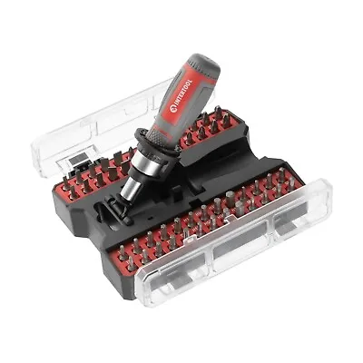 INTERTOOL 53-Piece Mini Ratchet Screwdriver And Bit Set VT08-3353 • $26.99