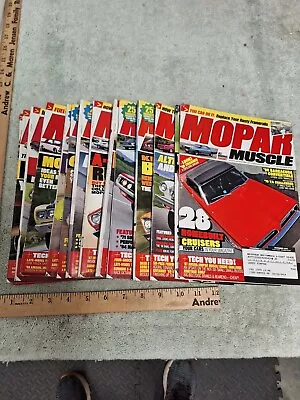 Lot Of 14 Mopar Muscle Magazine 2007-2009 Various Issues • $45
