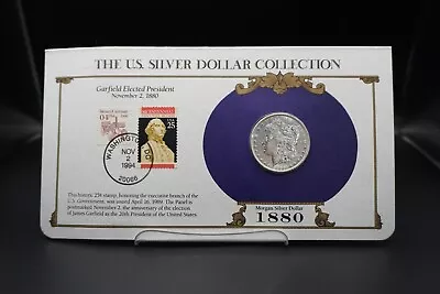 1880 Morgan Silver Dollar US Postal Commemorative Stamp Set Rare • $19.50