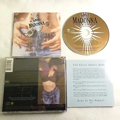 US PROMO Madonna – Like A Prayer CD 9 25844-2 Gold Starburst • $380