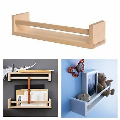 Ikea Bekvam Spice Rack Wooden Spice Jar Rack Wall Mounted Storage Shelf Birch • £11.20