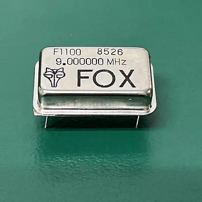 Fox F1100-9.000000mhz Oscillatorcrystal Controlled 4 Pin • $9.95