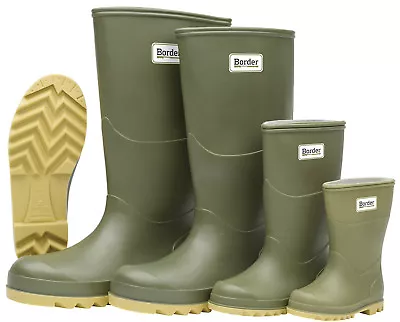 Border Original Wellington Boots Mens Ladies Kids Infants Waterproof Wellies • £17.99