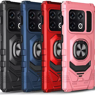 For OnePlus 10 Pro 5G Phone Case Shockproof Armor Ring Holder Kickstand Cover • $8.99