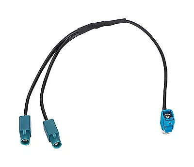 Antenna Adapter For VW Fakra Female To Two Fakra Male Y Spliter SKAA-53A • $13.99