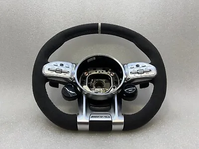 19-22 Oem Mercedes Amg Supersport Steering Wheel Complete W463 G-class W205 C63 • $1300