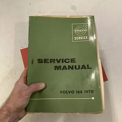 Rare Official Volvo 160 164 B30 B30a Service Repair Manual Book 1969 1970 • $96.85