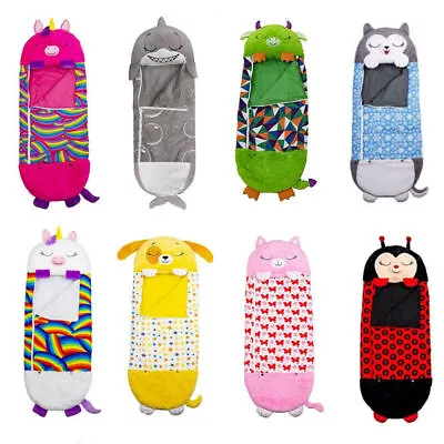 180cm*70cm Large Happy Sleeping Bag Nappers  Warm Blanket Winter Fluffy Gift Kid • $29.59