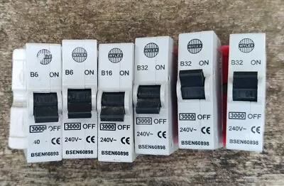 £21 • Buy Wylex Plug In Circuit Breakers MCBs For Rewireable Consumer Units - Job Lot 