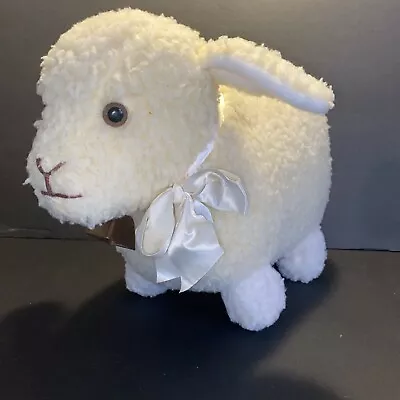 Eden Lamb Sheep Plush 10 Inch Bell 1980 Vintage Stuffed Animal Toy • $29.90