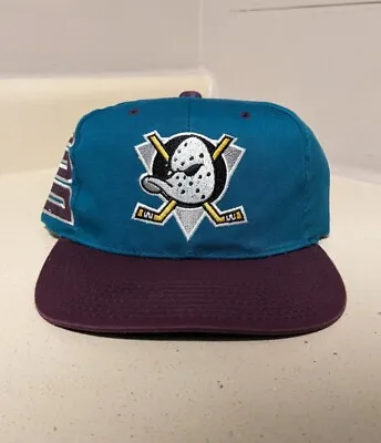 Vintage Anaheim Mighty Ducks Wraparound Snapback Hat Cap American Needle ANNCO • $39.99