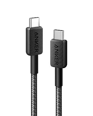 Anker USB C Cable 322 USB C To USB C Cable (3 Ft) (60W/3A) USB C Charger Cable • $19.99