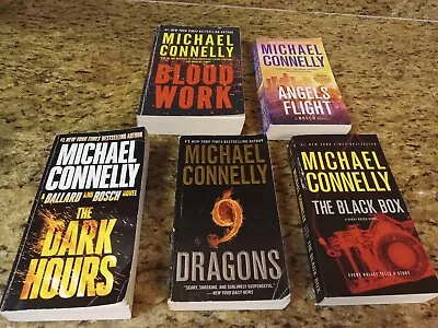 Michael Connelly Lot Of 5 Suspense Books The Dark Hours The Black Box + • $7.88